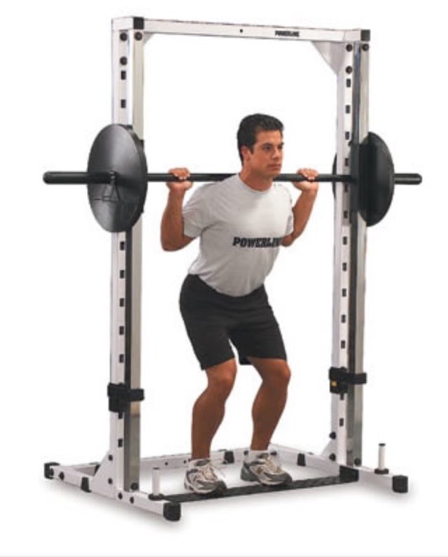 SquatUniversity's tweet photo. Don't foot yourself into thinking you're squatting on this machine. The squat requires motor control - this does not https://t.co/xFs99688GC
