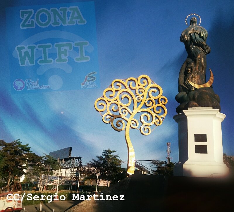 Serge_137's tweet photo. #VamosAdelante #AMORANICARAGUA Rotonda La Virgen #ParqueWifi https://t.co/jlSSYQxAAe