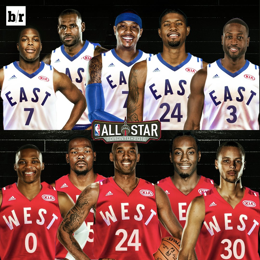 Here are the 2016 NBA All-Star Game rosters 