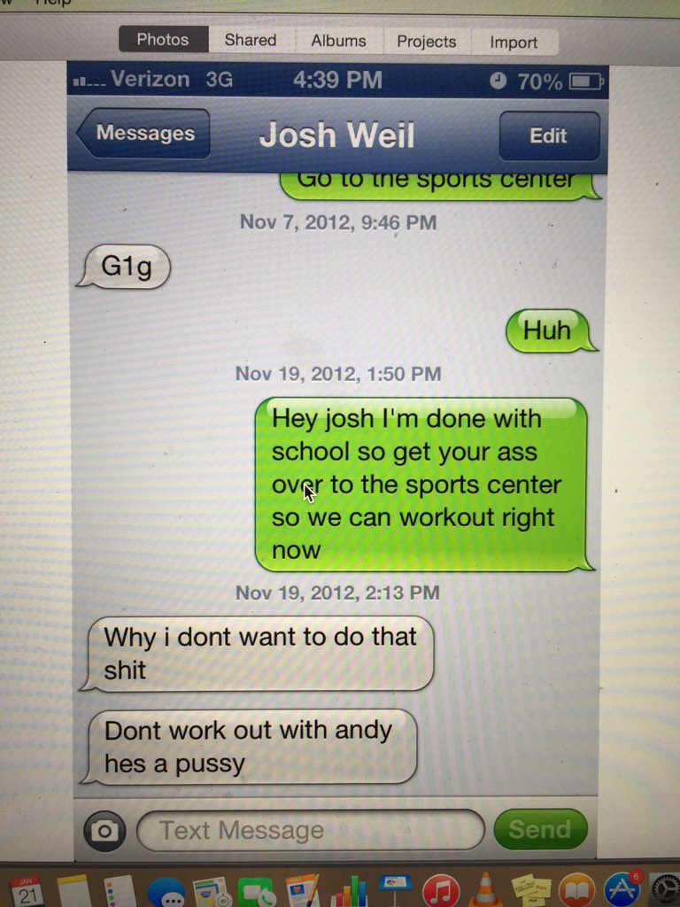 sam_woods_9's tweet photo. I'm sure Mike would be proud of how fat Josh really was and how great of an accountability partner he was as well https://t.co/xFXxZMdpEg