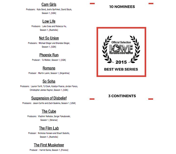 ILoveWebSeries's tweet photo. Ladies and Gentlemen, the #IOWFNoms are out right now https://t.co/scPKvMyy10 - Congrats to all! https://t.co/4hgrxoAo9i