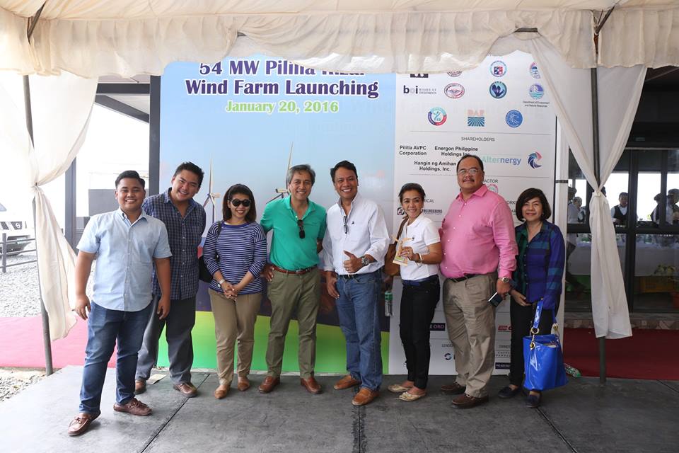 govph's tweet photo. View photos from @doe_ph, of the launching of a 54-MW wind farm in Pililla, Rizal: https://t.co/KRY9n9hanB https://t.co/zW3l9XbKWE