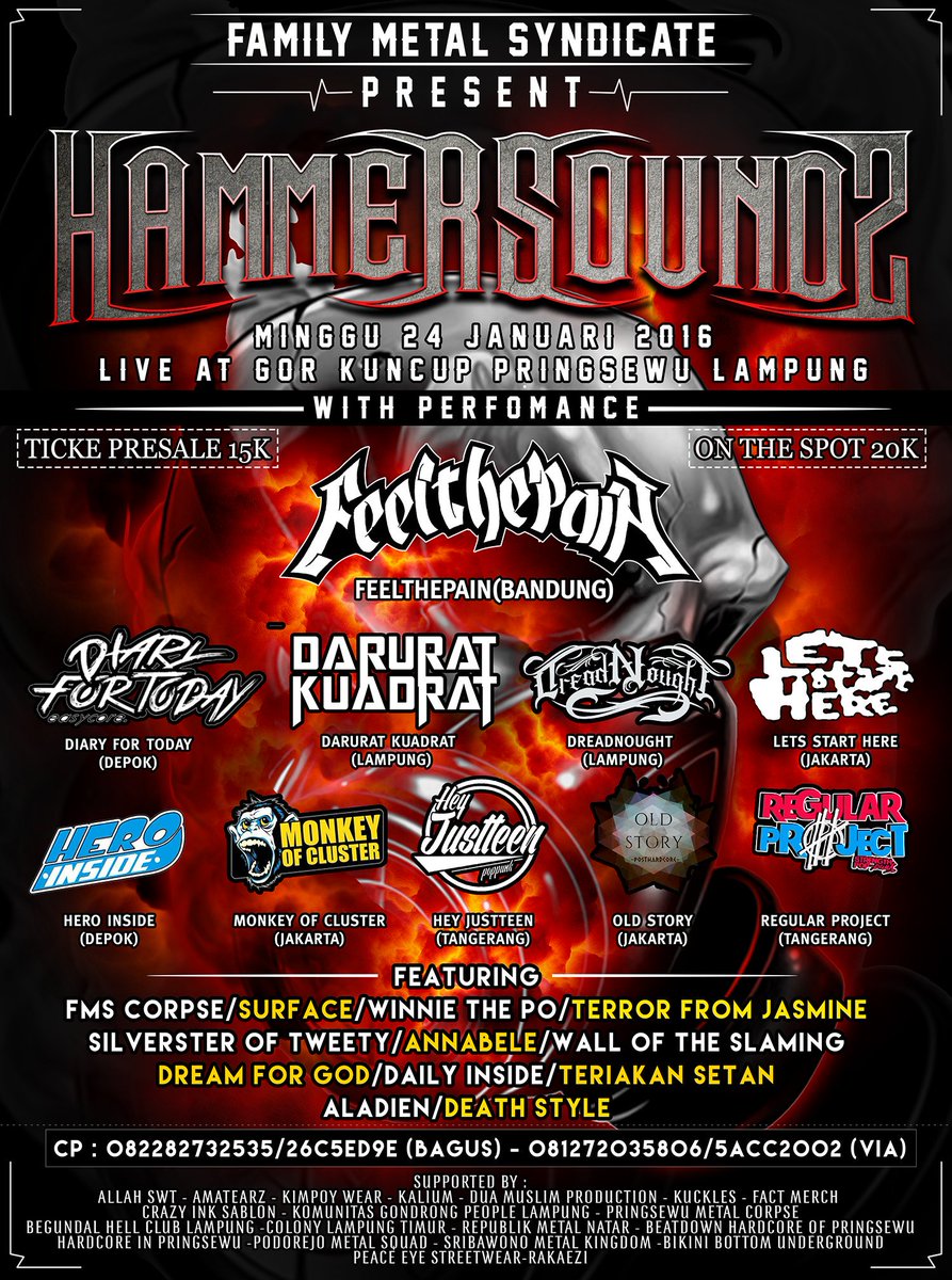 Siapkah untuk beerdansa gaya liar? See you fucking moshpit yay!