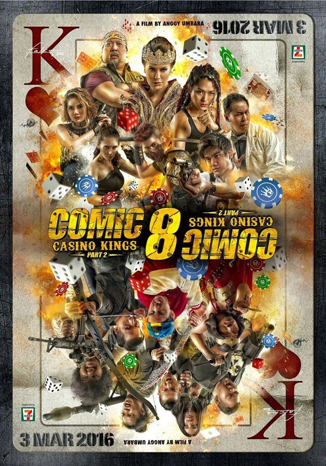 COMIC 8: CASINO KINGS PART 2 akan tayang pada 03 Maret 2016 di bioskop Indonesia.