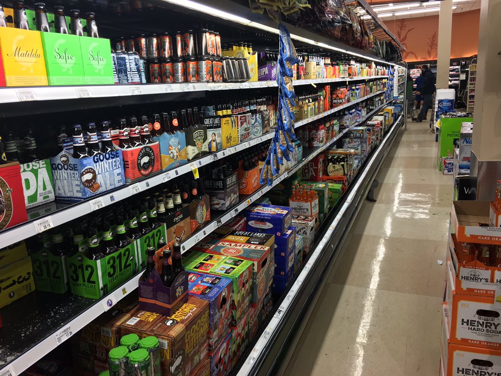 mattsunday's tweet photo. I thought everyone cleaned the grocery stores out of the essentials already... #Beermageddon2016 https://t.co/mWDS8Kj58s