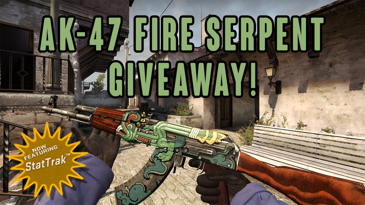 GiveawaysGo's tweet photo. CS:GO AK-47 FIRE SERPENT!
RT &amp; Follow
Subscribe https://t.co/3RHp5XG85t 
#CSGOgiveaway #CSGO 
Winner Drawn Tomorrow! https://t.co/XYbigr0tUk