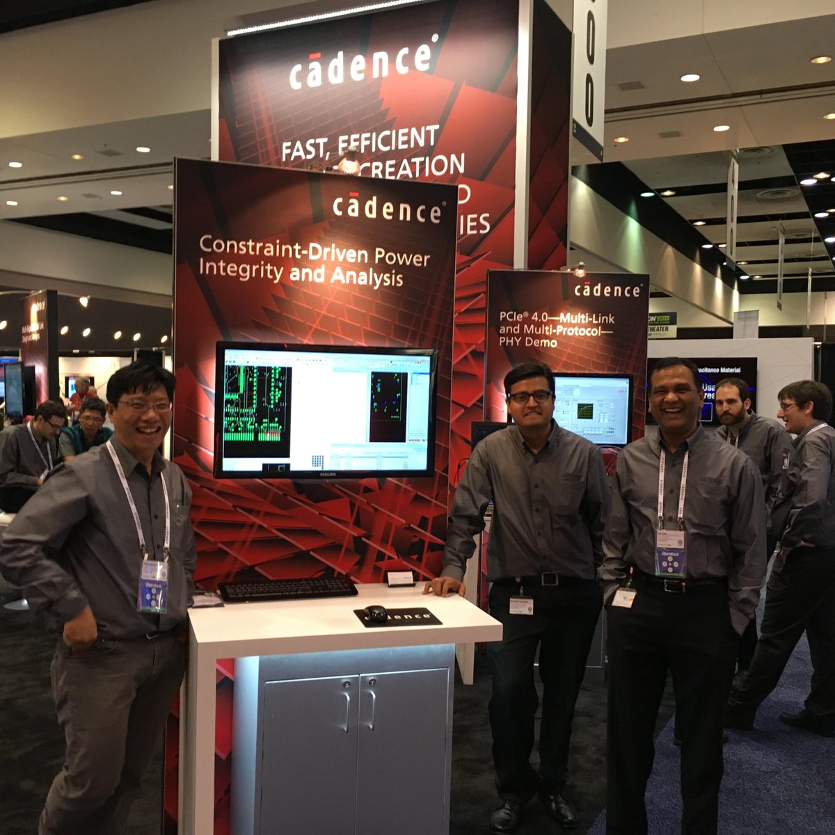 Cadence's tweet photo. Hey, look who's at #DesignCon2016! Come meet @Cadence team at Booth #515 and see truly fast, efficient design https://t.co/nIa98bg54m