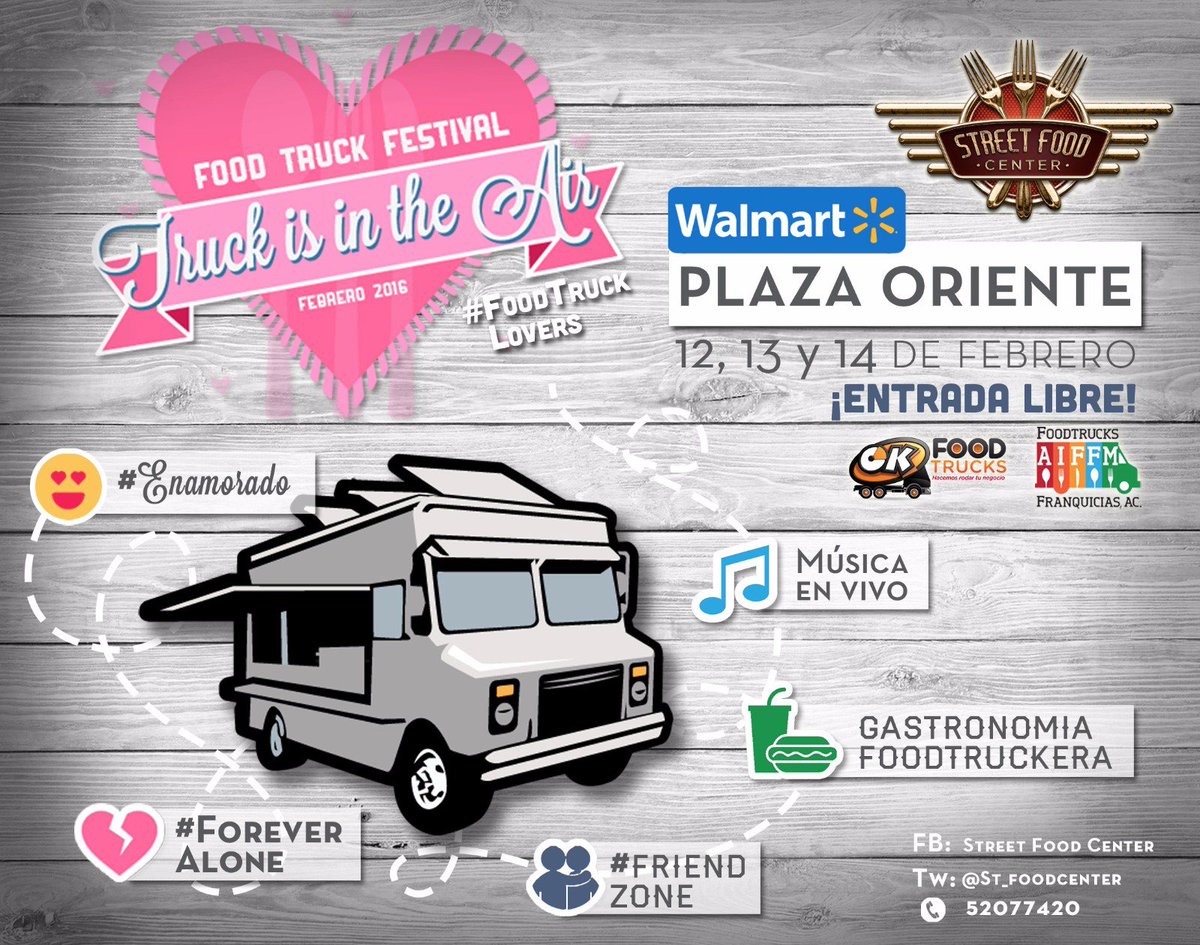 El único Festival " Truck is in the air " #Walmart <a href="/WalmartMexico/">walmartmexico</a> plaza Oriente.