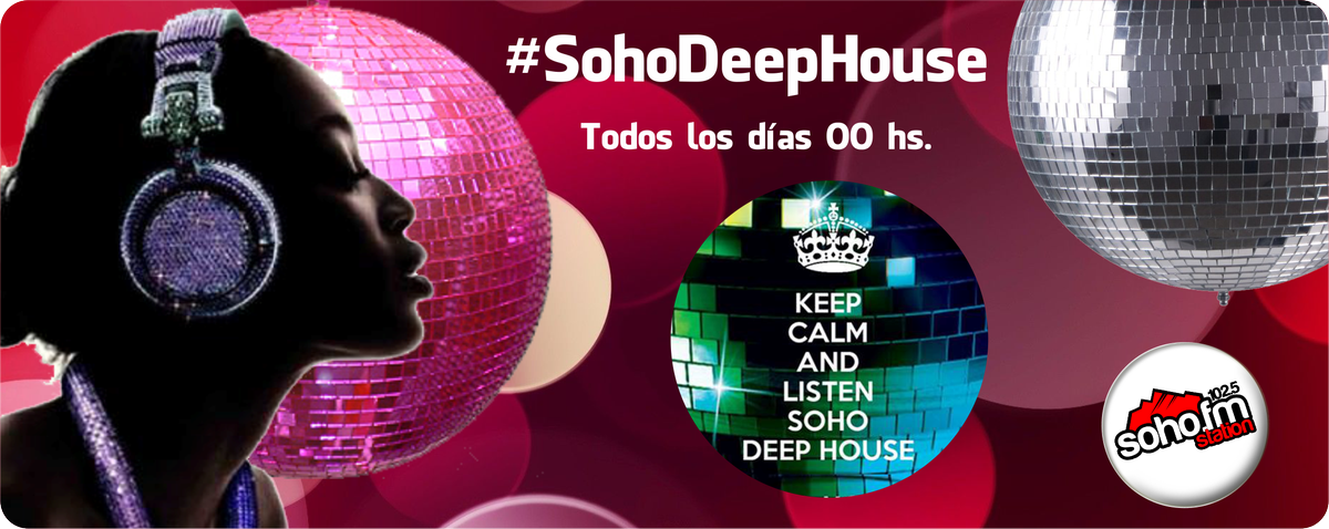 FMSohoStation's tweet photo. En #SohoFM de 00 a 02 hs todos los días #SohoDeepHouse https://t.co/u2OgEaJULD #SohoFM #CarlosPaz @SohoVillageVCP https://t.co/KqSNBVBti4