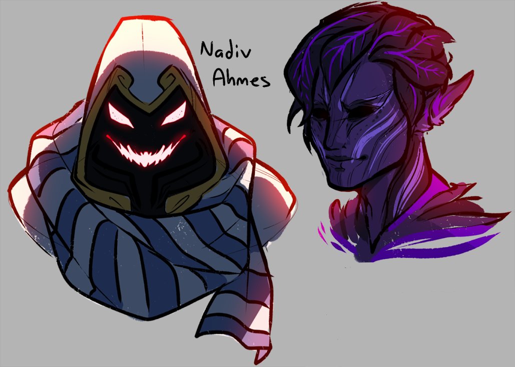 small scribble scrabbles of my salad in gw2, he's pree much a head of purple lettuce and i love him.