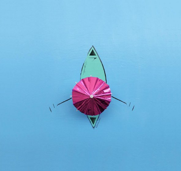 Groupine's tweet image. 好可爱！混合艺术欣赏 来自西班牙艺术家 Jesuso Ortiz