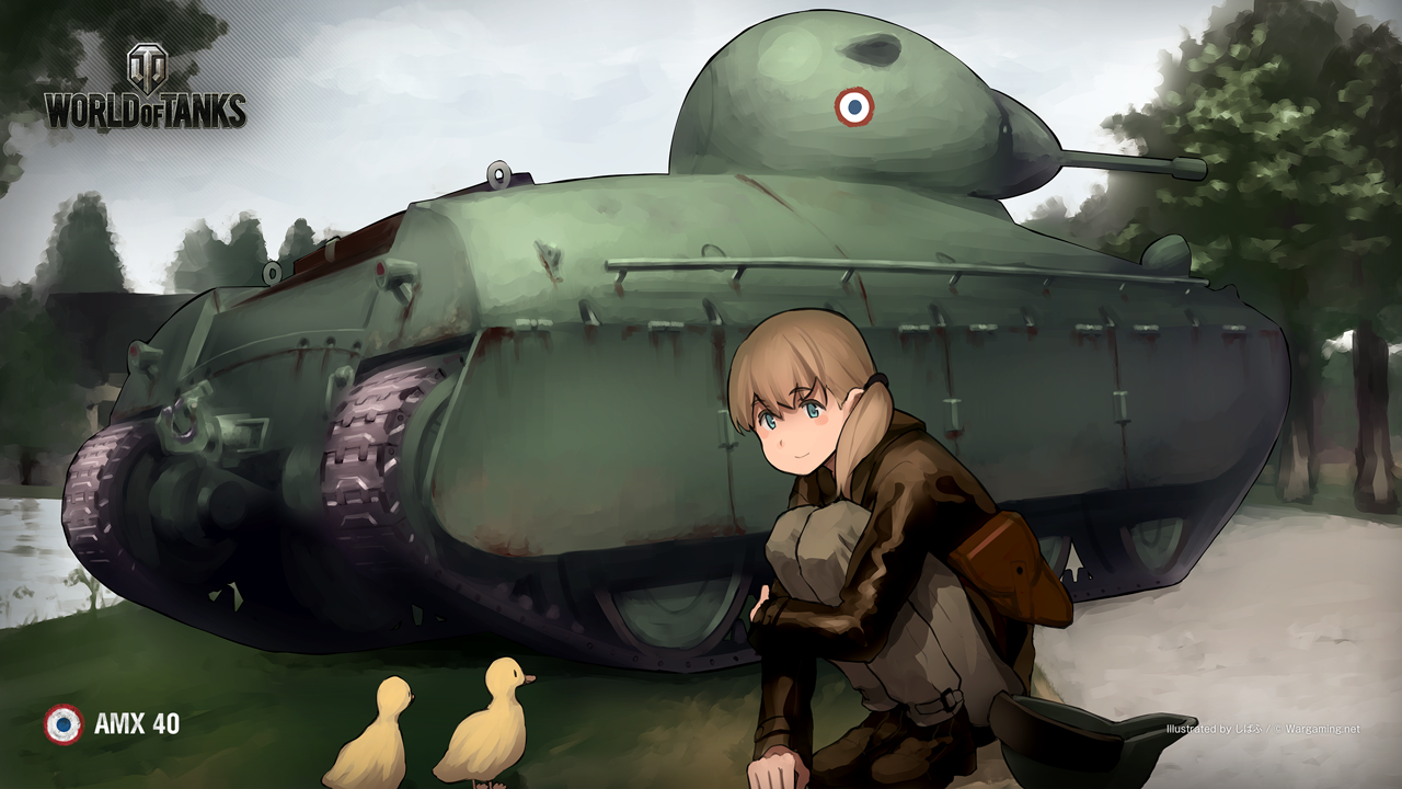 Twitter 上的 World Of Tanks 日本公式 人気のイラストレーター しばふ先生によるイラストコラム更新 今月はフランスが誇る鳥のような優雅な姿 を持つamx 40です Wotjp 戦場の華 T Co Rndcxpddx8 T Co Tevjzcthkt Twitter