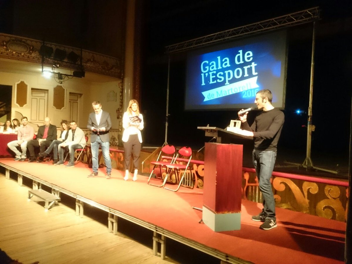 No hay palabras suficientes para agradeceros el galardón a los éxitos deportivos <a href="/AjuntaMartorell/">Ajuntament de Martorell</a> <a href="/MartorellEsport/">Martorell Esport</a>