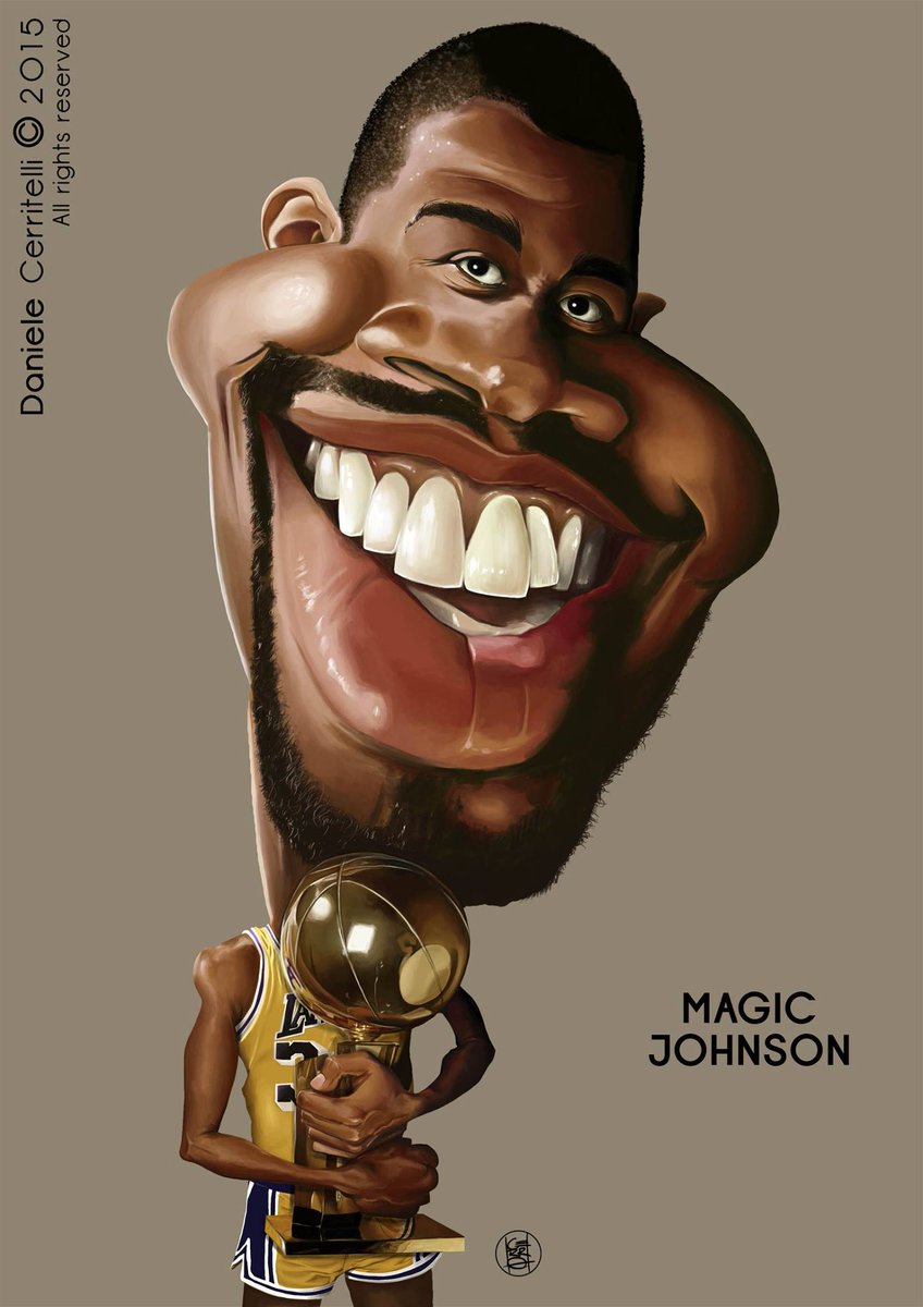lakers caricature