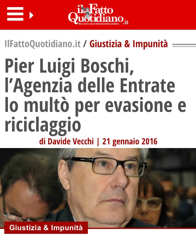 ZampieriChiara's tweet photo. Siamo sicuri che questo governo #Renzi ha chiaro il significato di "evasione fiscale"? #Boschi ...[ @davide_vecchi ] https://t.co/83KnYrS6XT