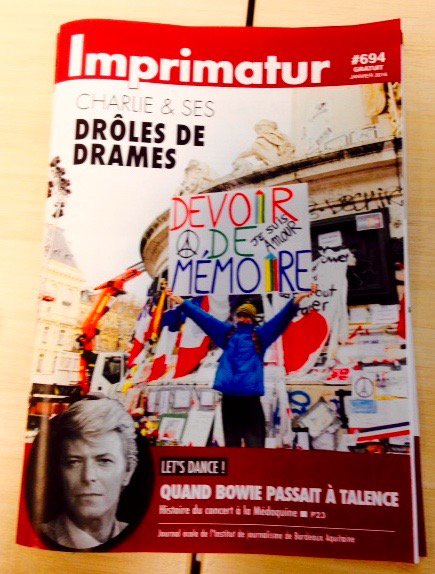 IjbaOfficiel's tweet photo. Le #694 d'Imprimatur est sorti en kiosque et sa version web est par ici : https://t.co/5WDPJijPA5 #journalecole #M1 https://t.co/sbodMTIhPi