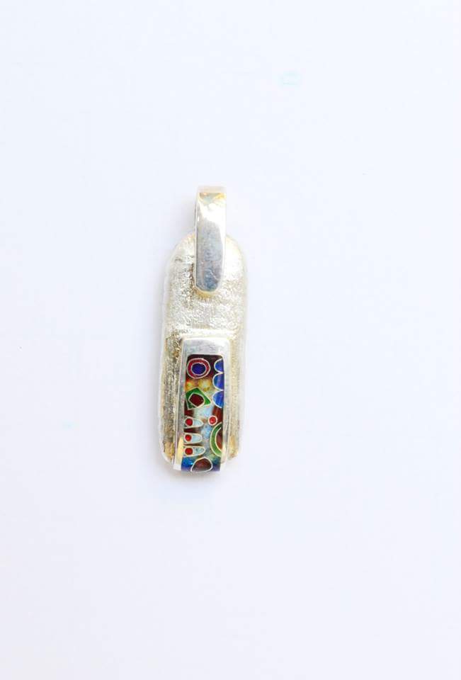 #Jewelry #enamel #silver #myworks