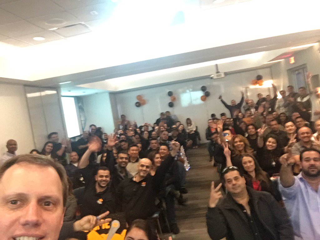 <a href="/boostmobile/">Boost Mobile</a> dealer rally in LA! Awesome group of people and fired up to win!!!