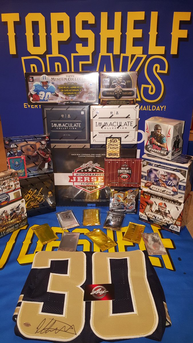TopShelfBreaks's tweet photo. Sunday. #Breakness will happen. #AreYouIn @PaniniAmerica @toppscards @Leaf_Cards @beckettmedia #CmonLetsBreak https://t.co/e38DWkzYhw