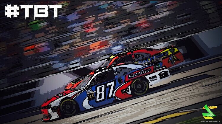 CContrerasPR's tweet photo. #TBT - 100th @NASCAR start at @TXMotorSpeedway! #NASCAR #ChaseTo100 https://t.co/RqzfYDvkzc