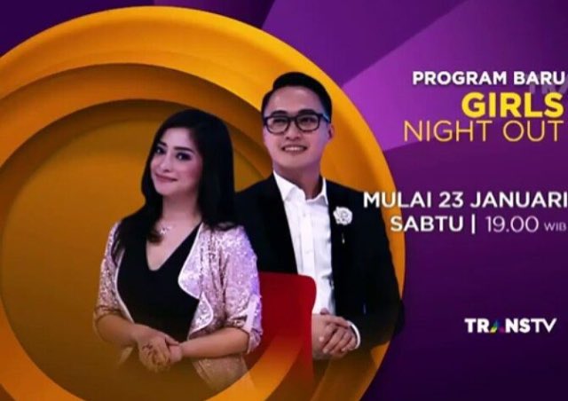 mulai sabtu 23 jan 2016,setiap mlm minggu pkl 19:00 wib,bkln ditemani <a href="/nikitawilly_24/">Nikita Purnama Willy</a> <a href="/BarliAsmara/">Barli Asmara</a> Cc' <a href="/GNOtranstv/">Girls Night Out TTV</a>