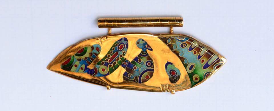 #Jewelry #enamel #silver #myworks