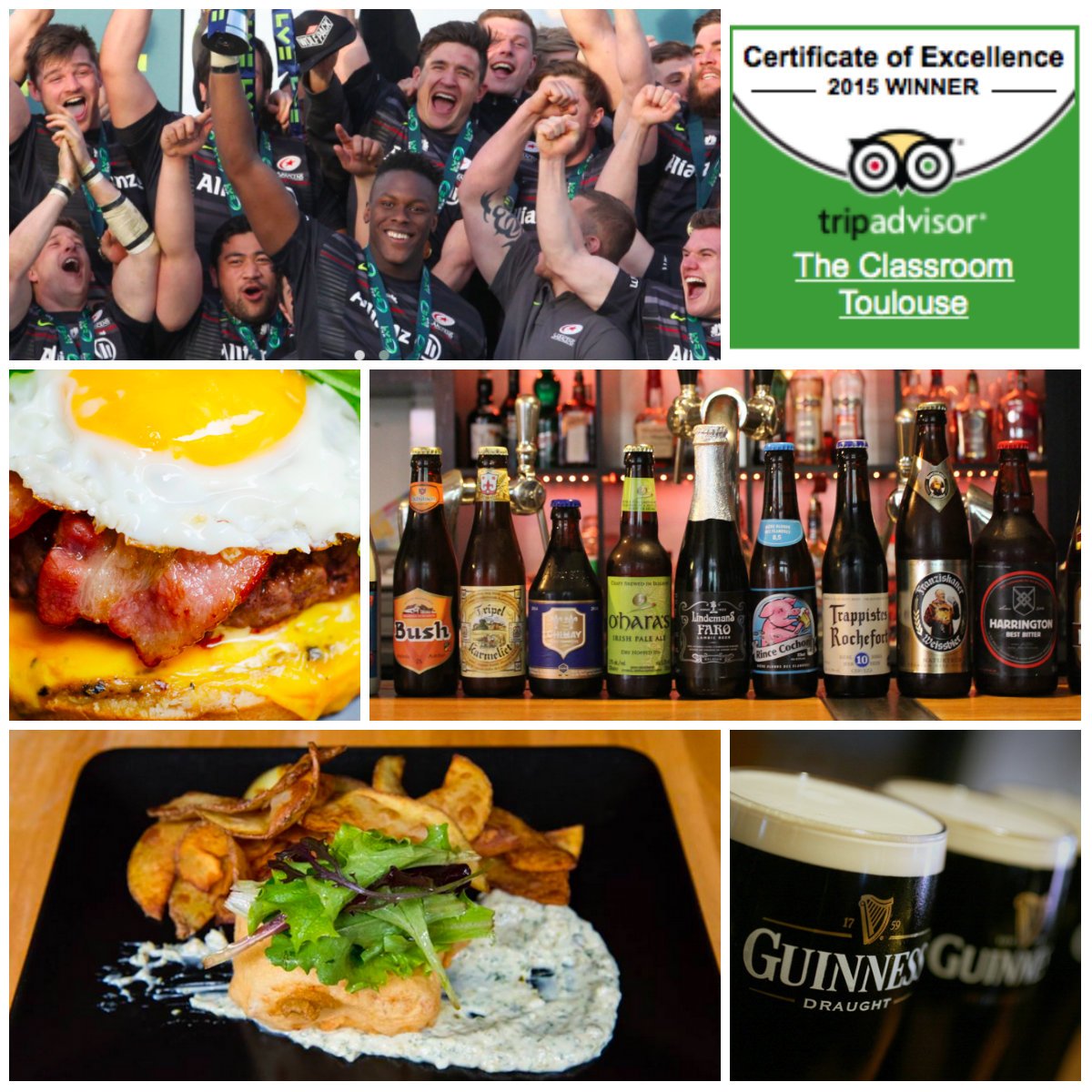 theclassroomtls's tweet photo. @Bboonie SARRIES HAPPY HOUR ALL WEEKEND
Pt Lager 4,50e Glass wine 3e 10% off meals! https://t.co/l7IJqcno2c