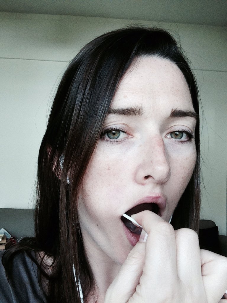 CarolineCognito's tweet photo. Joining the Bone Marrow registry is easy peasy! Ask @BMDP to send swabs so you too can #FeelTheBulge this January https://t.co/oTb6BFYk9M
