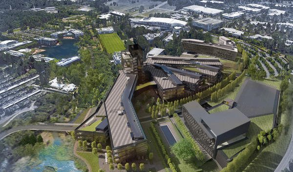 PortlandStateAO's tweet photo. Have you seen @Nike new campus renderings?  Thanks @PDXBIZJournal @matthewkish #ao #pdx4biz https://t.co/GwvSH6BP5y