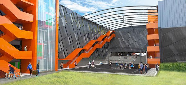 PortlandStateAO's tweet photo. Have you seen @Nike new campus renderings?  Thanks @PDXBIZJournal @matthewkish #ao #pdx4biz https://t.co/GwvSH6BP5y