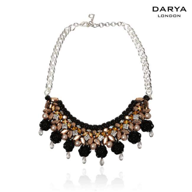 Bring out your fashion goddess vibes with Darya London's Claire black necklace. Shop here:bit.ly/1V7BFCV