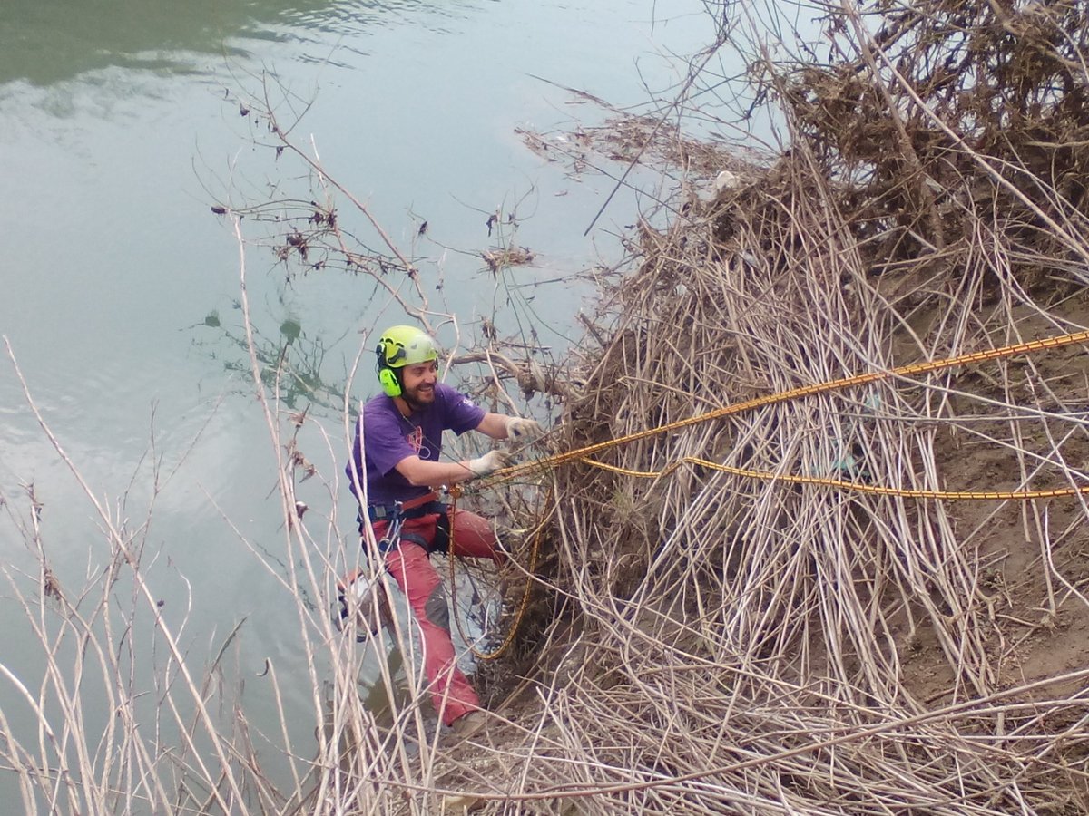 Intervento di #puliziagolenale, presso Vighizzolo d'Este
