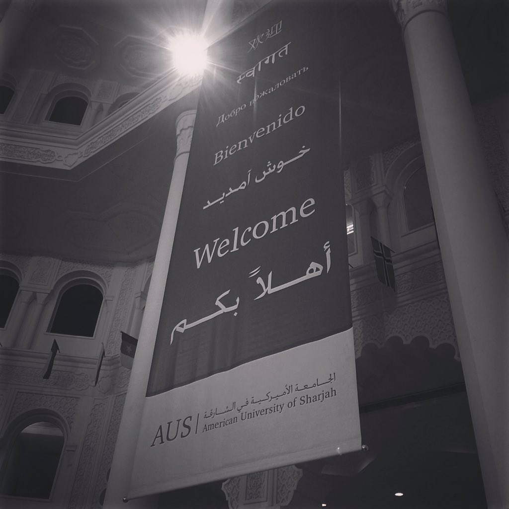 The Welcome Session has officially started! #WelcomeToAUS