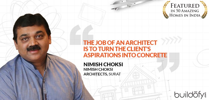 Buildofy's tweet photo. Catch #NimishChoksi share his designing philosophies in #50AmazingHomesInIndia. https://t.co/DgwUKIdZJv