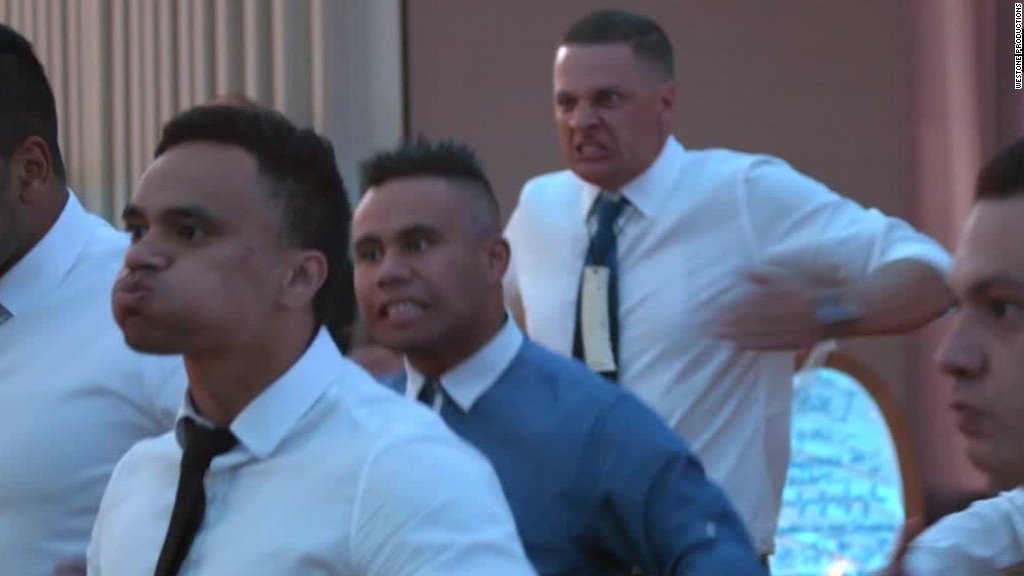 Rousing wedding haka goes viral cnn.it/1Qj4Fqg