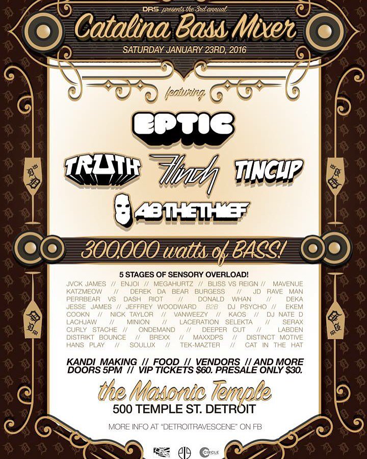 hearmag's tweet image. #catalinabassmixer @DetroitRave ONE MORE DAY - GET YO TIX RAVERS! universe.com/events/the-cat…