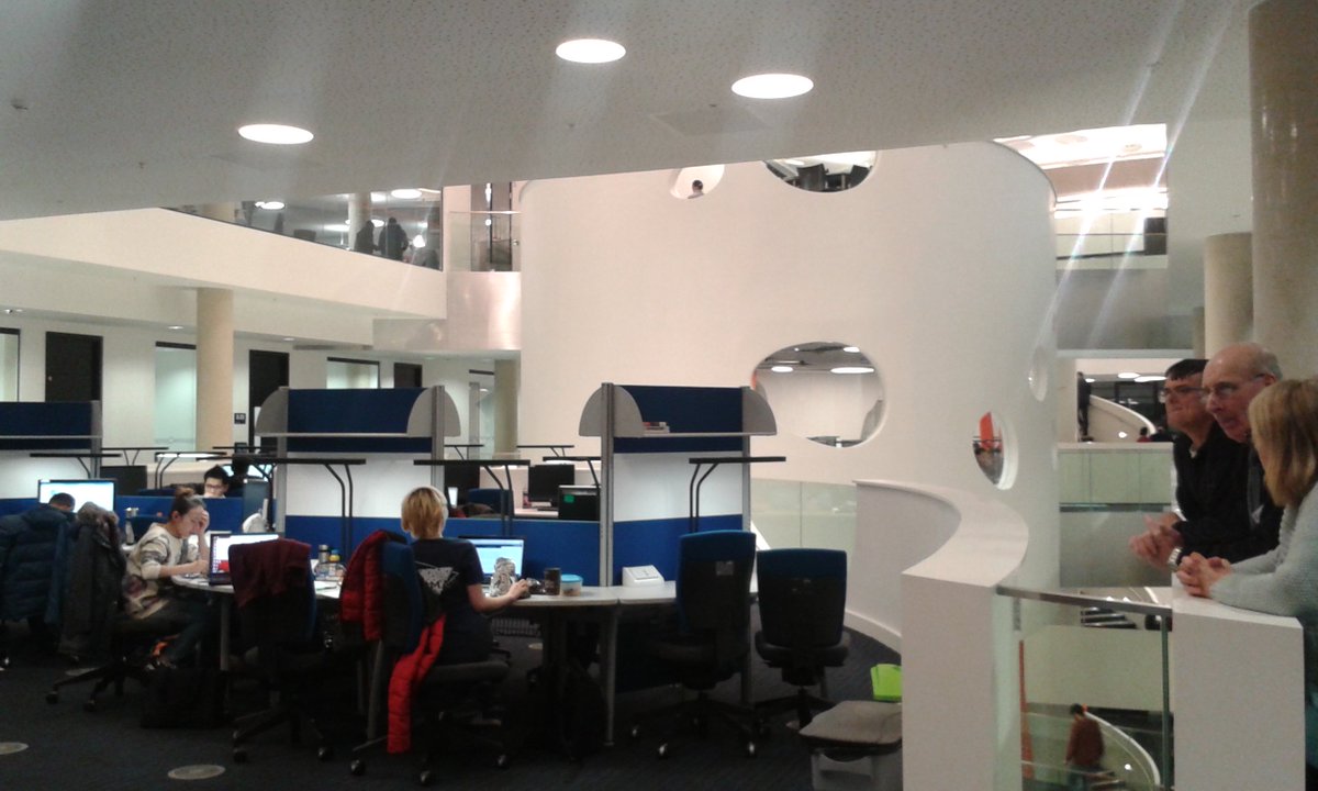 DLPPlanning's tweet photo. Impressed by #TheDiamond last night: learning envt of the future. @sheffielduni engineering students have done well! https://t.co/nelMkAZaaT