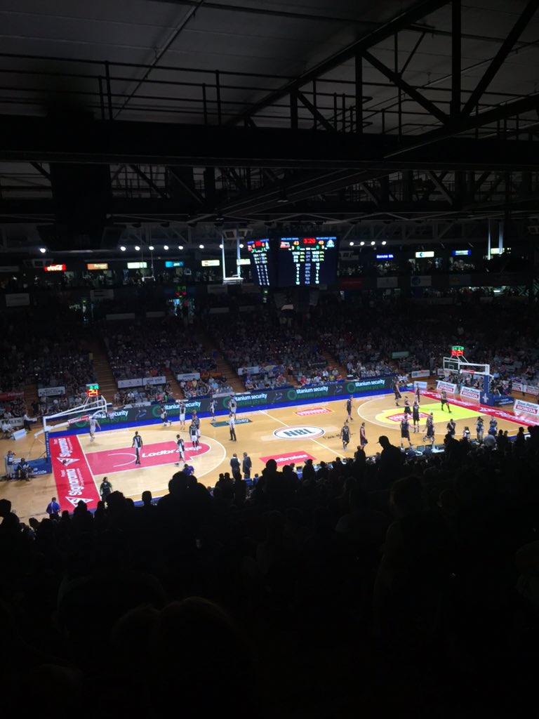 HeyItsHughesy's tweet photo. These new renovations, worth the money. Party up in here! @Adelaide36ers #TitaniumSecurityArena #hardball https://t.co/EsSQQoafwj