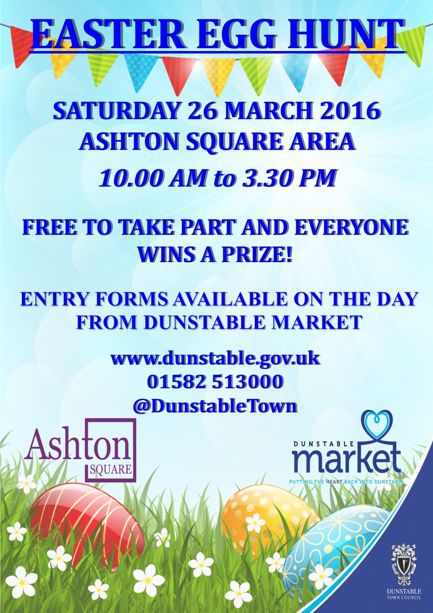 MiddleRowMarket's tweet photo. Free Easter Egg Hunt, Sat 26 March 10am to 3.30pm in the Ashton Square area. Find the eggs for a chocolate prize! https://t.co/MKY1I1OSj9