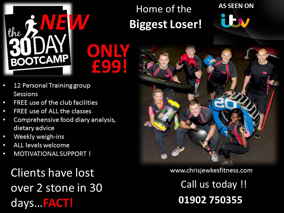 ChrisJewkes's tweet photo. 30 #day #bootcamp starts 1st February contact us now to avoid disappointment #fitness #health #weightloss https://t.co/rsbBhmptjc