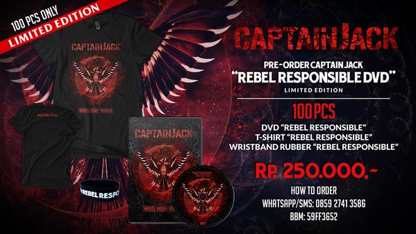 Yang blm Pre Order boxset DVD Rebel Responsible..Bisa order melalui Order: 085927413586 (WhatsApp) // BBM 59FF3652