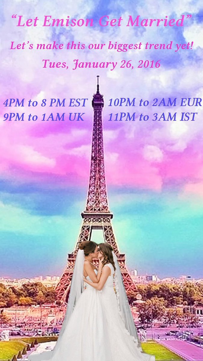 Emison10's tweet photo. EMISON TREND ALERT! RT and post! I want this to be huge so please participate! 🗼👭❤ https://t.co/oy54dHiaTq https://t.co/X1ShhauwWl