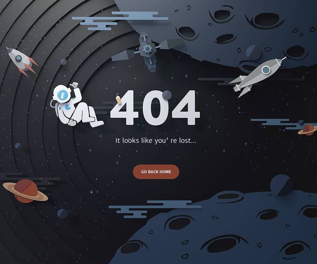 404 page, by Viktor Kern ▶ #webdesign #illustration #afflatus ◀ ift.tt/1OBwKsc