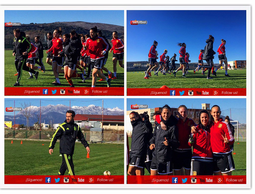 SEFutbol's tweet photo. 📷 | ¡La @SeFutbol Femenina ya se entrena en Kotor con vistas al duelo ante Montenegro 🇲🇪⚽️! #SoñarEnGrande #FutFem https://t.co/H9YG2xrZ8R