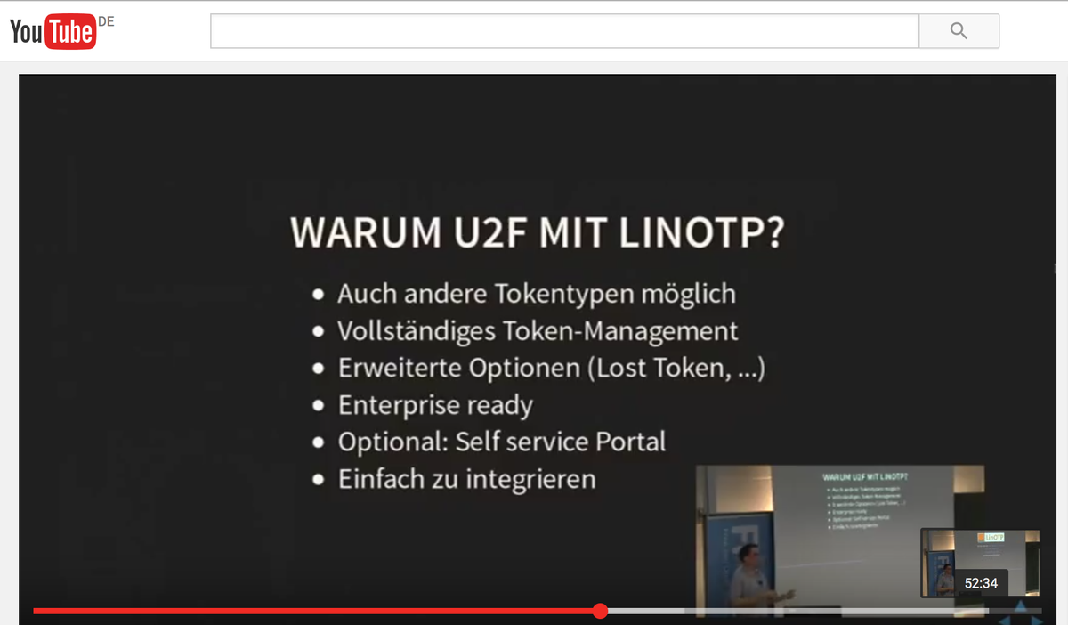 LinOTP's tweet photo. LSE@ #Froscon: Integration einer #FIDO U2F basierten #2FA mit #LinOTP -> https://t.co/ArMsvvIGE0 https://t.co/juLZB5PQgT