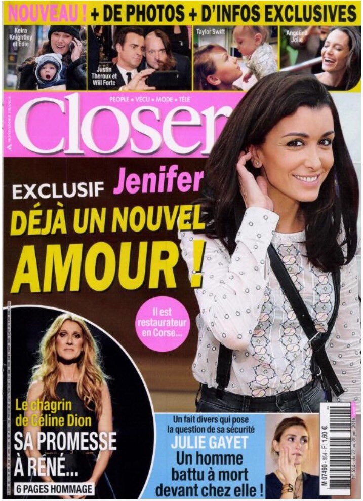 Sabry3123's tweet photo. Jenifer a droit à deux couvertures cette semaine dans la presse people. Pas du tout contradictoire #closee #voici 👎🤔 https://t.co/vq402dAJn3