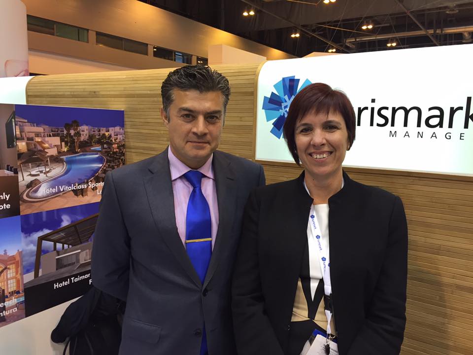 VitalclassLanza's tweet photo. Hemos estado presente en la Feria de #Fitur con nuestro Director Juan Carlos Batista y Yasmina Valiente, D.Comercial https://t.co/pAbHa7HX3X