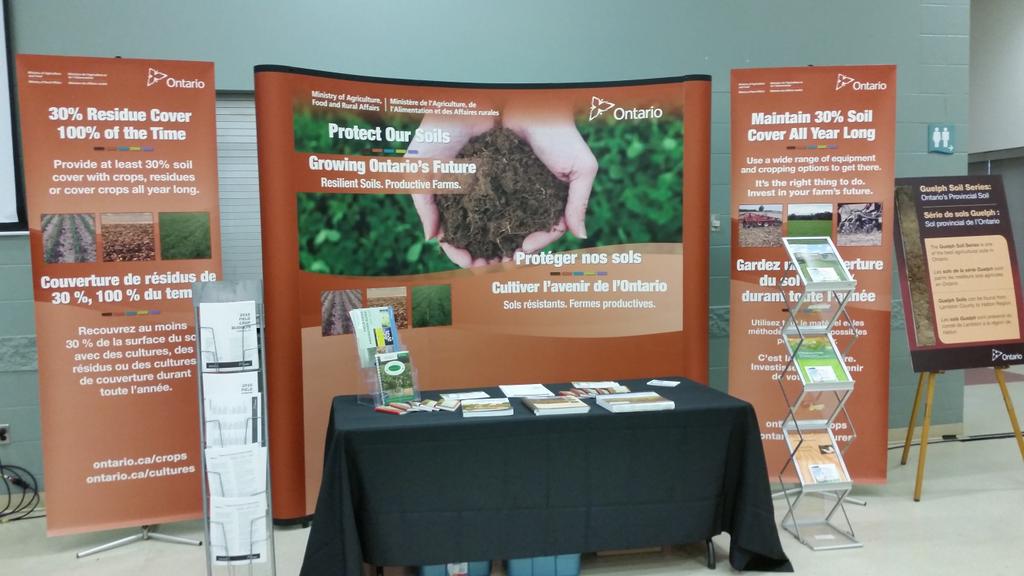 farm4grandkids's tweet photo. Protect your soil display #Yieldsmart with Jerry L. Hatfield today. #Farmsmart tomorrow https://t.co/oOin4Ka1BB