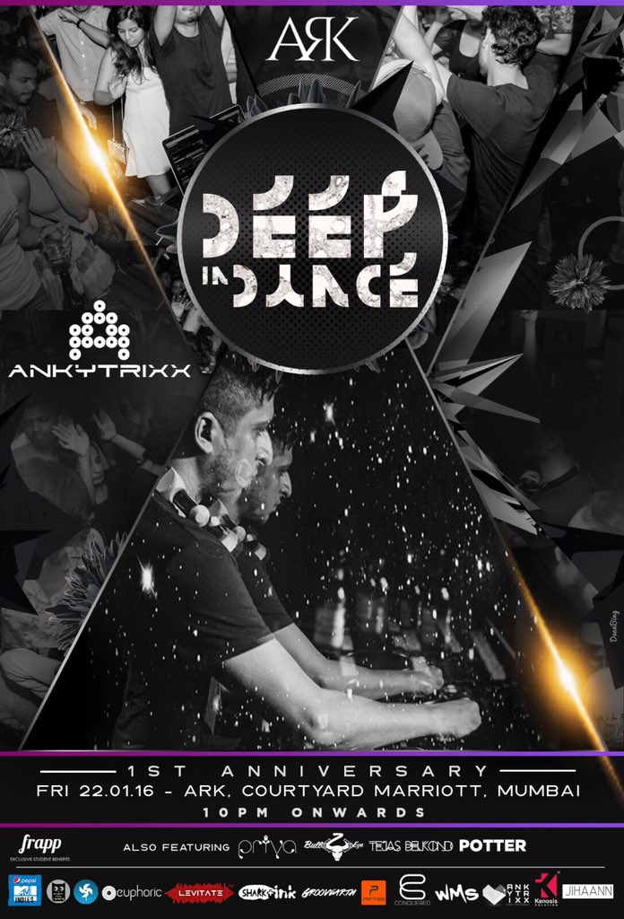 djankytrixx's tweet image. Speaker Sex .. 💕☠💕

Arc (Courtyard Marriott) 9pm! 

#DeepInDance #1stanniversary 

#Mumbai.