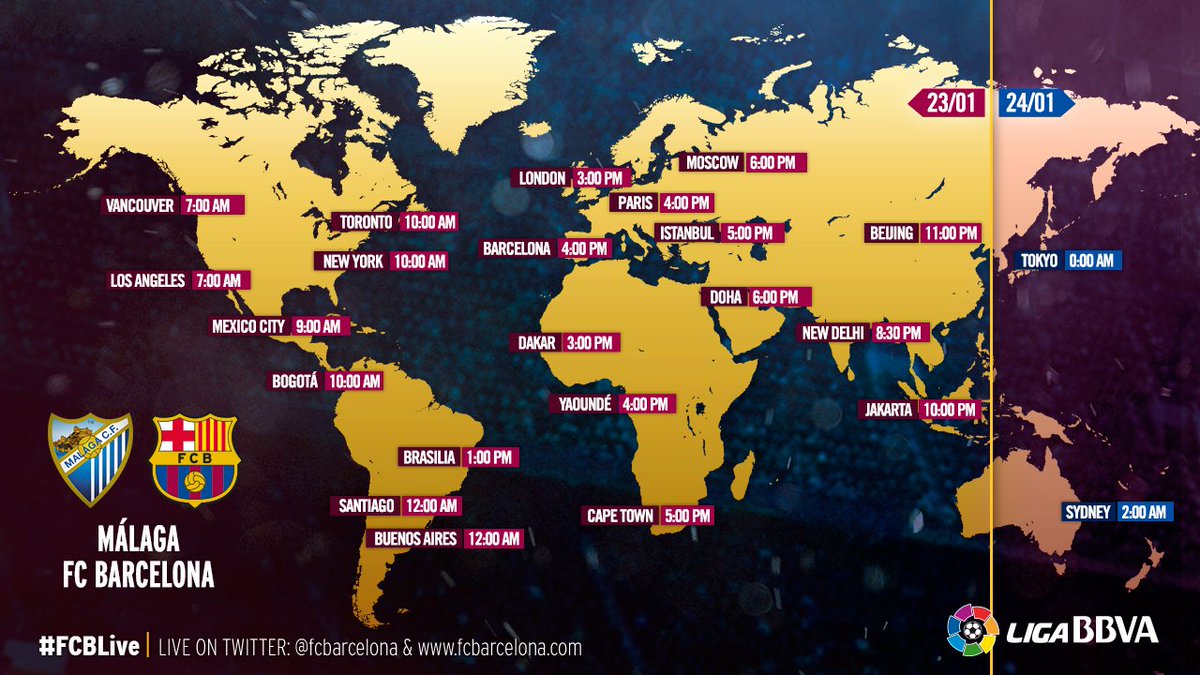 #LaLiga Jornada-21 | Malaga vs <a href="/FCBarcelona/">FC Barcelona</a> | Sabtu, 23/1-KO 22.00 WIB | Live RCTI #ViscaBarca #Indobarca